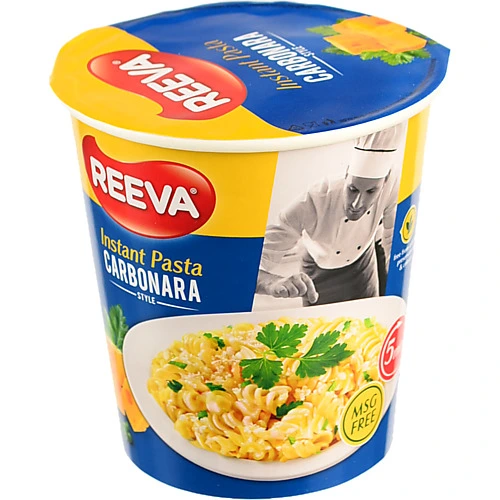 Вермішель Reeva 70г карбонара ст.