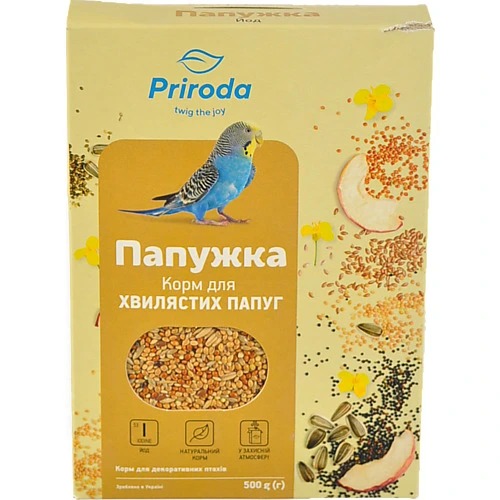 Корм Папужка 500г йод