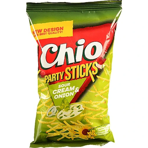 Картопляні палички Chio зі смаком сметани та цибулі 70г