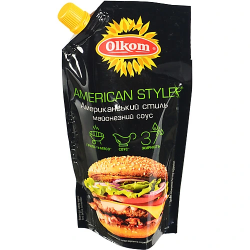 Соус майонезний 37% American style Olkom д/п295г