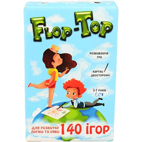 Гра настільна для дітей від 3років 30868 Flop-Top Strateg 1шт