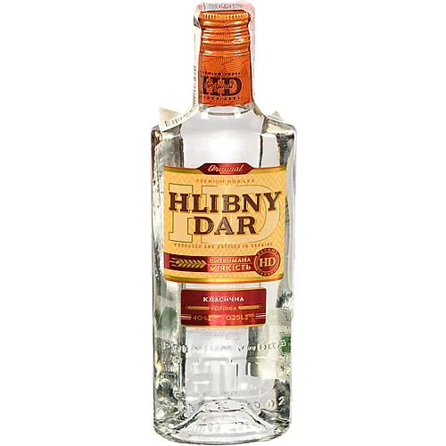 Горілка Хлібний Дар 0.25л Класична