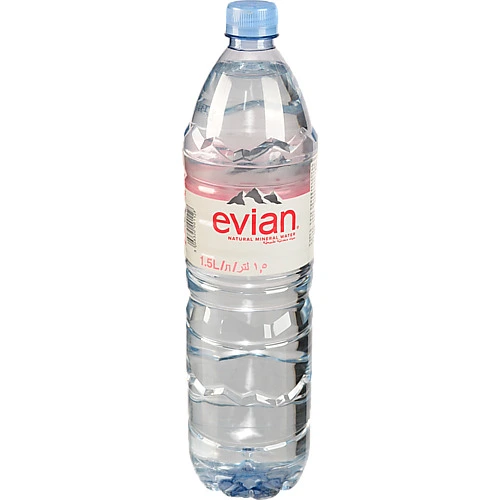 Вода Евіан 1.5л мінеральна
