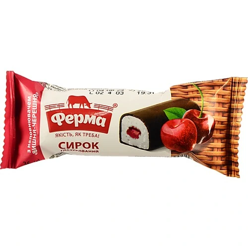 Сирок глазурований Ферма 23% Вишня-черешня 36г
