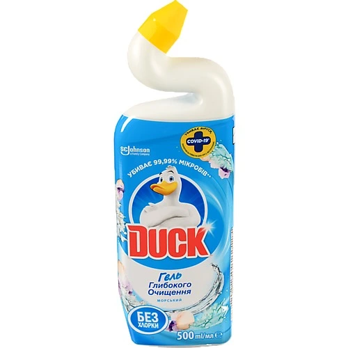 Гель глибокого очищення по догляду за унітазами Морський Duck 500мл