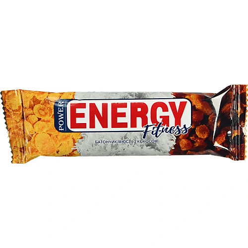 Батончик-мюслі Power  Energy 30г кокос