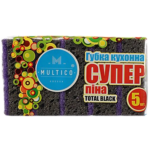 Губка Multico 5шт кухонна супер піна