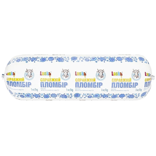 Морозиво Ласка 1кг справжній пломбір