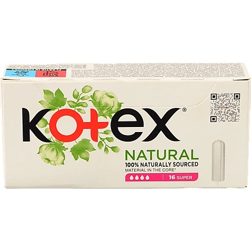 Тампони Котекс натурал супер 16шт