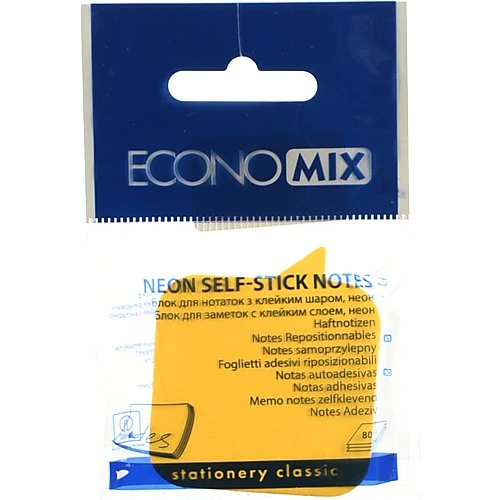 Блок паперу з клейким шаром Діалог. 45х50 мм.. 80 арк.. 4 кольори