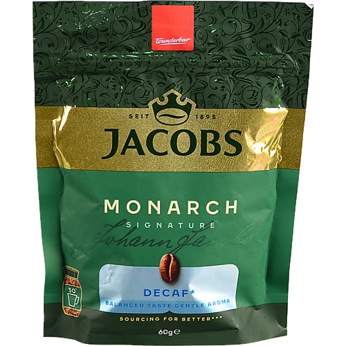 Кава Jacobs 60г монарх розчинна б.к