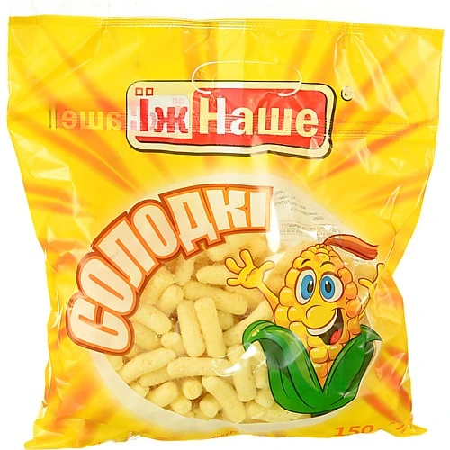 Кукурудзяні палички Їж Наше 150г солодкі