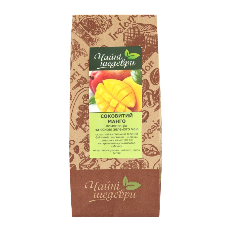 Композиція на основі зеленого чаю Соковитий манго Чайні шедеври кг