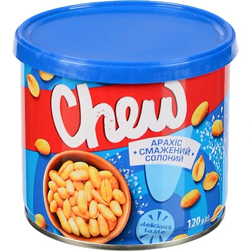 Арахіс Chew 120г смажений солоний з.б