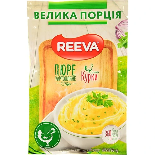 Пюре Reeva 60г картопляне курка