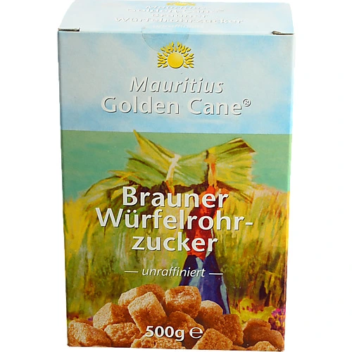 Цукор Golden Cane 500г рафінад коричневий тросніковій