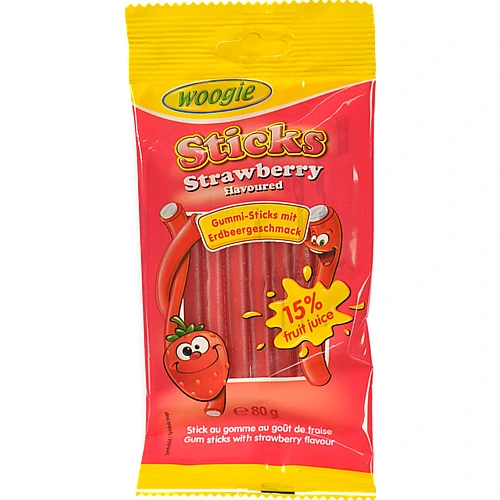 Цукерки Woogie 80г полуниця