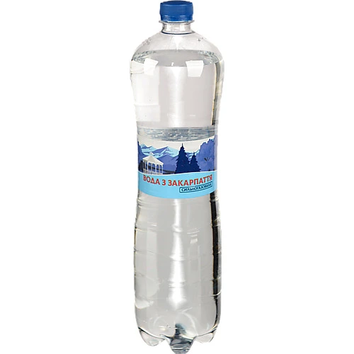 Вода Fine Waters 1.5л Закарпаття сильн.газ мінеральна