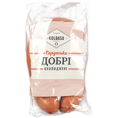 Сардельки Kolbaso добрі 1с н.о газ.пак
