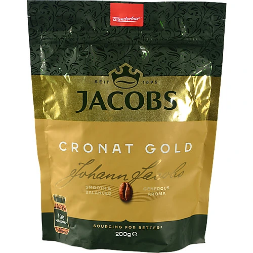 Кава Jacobs 200г Cronat Gold розчинна
