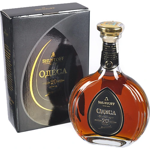 Коньяк Шустов Одеса 20 років витримки 0.7л