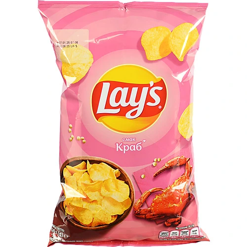 Чiпси Lays 60г краб