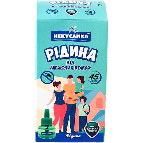 Рідина для електрофумігатора від комах Некусайка 45 ночей