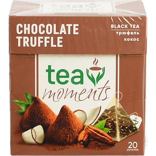 Чай чорний байховий Chocolate Truffle Tea Moments к/у 20х1.8г