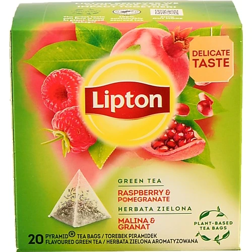 Чай Lipton 20п зелений raspberry pomegran