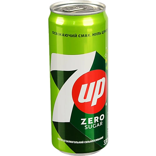 Вода 7 UP 0.33л з.б