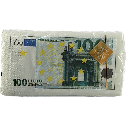 Серветки паперові 33х33см 3-шарові L390202 Luxy 10шт