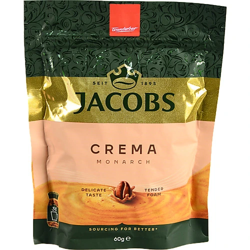 Кава Jacobs 60г монарх крема розчинна е.п.