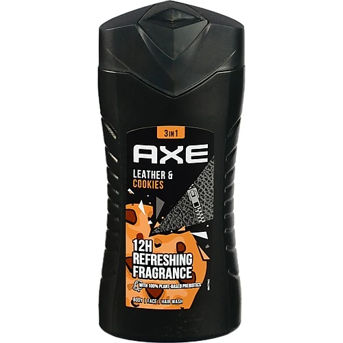 Гель для душу 3в1 Leather&Cookies Axe 250мл
