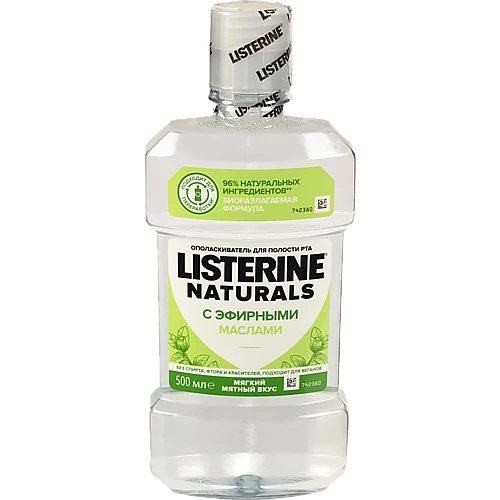 Ополіскувач Listerine 500мл натуральний