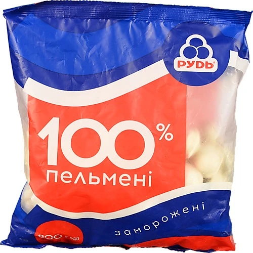 Пельмені Рудь 800г 100%