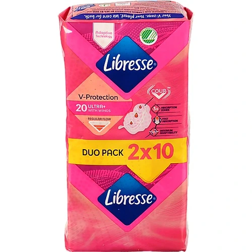 Прокладки 20шт Libresse Ultra Normal