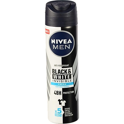 Антиперспірант Fresh Black&White Invisible Nivea Men 150мл