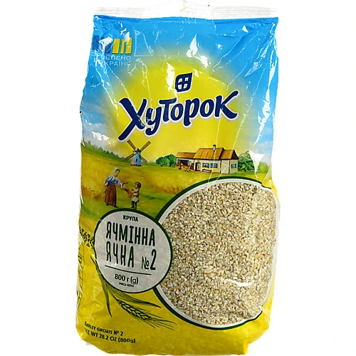 Крупа Хуторок 800г ячна