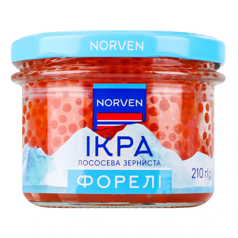 Ікра форелі зерниста Norven 210г