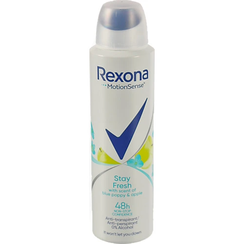 Антиперспірант  Rexona 150мл блакитний мак та яблуко