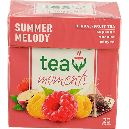 Чай Tea Moments 20пiрамiда літня мелодія каркаде