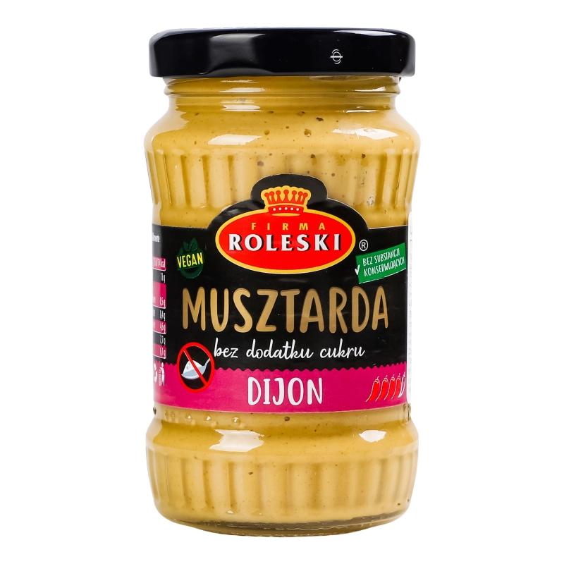 Гірчиця без цукру Діжонська Roleski с/б 175г