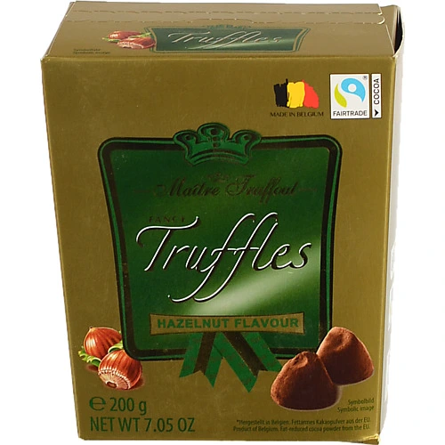 Цукерки Maitre Truffout 200г трюфелі горіхові