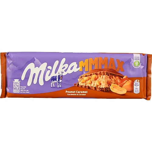 Шоколад молочний Peanut Caramel Mmmax Milka м/у 276г