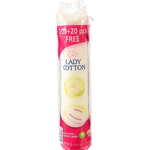 Диски ватні косметичні Lady Cotton 120шт