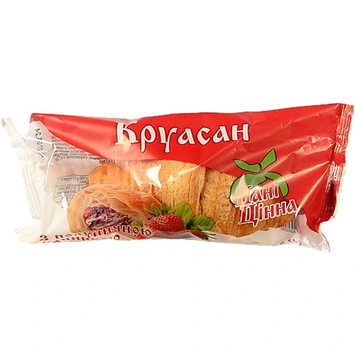 Круасан Пані Цінна 60г полуниця