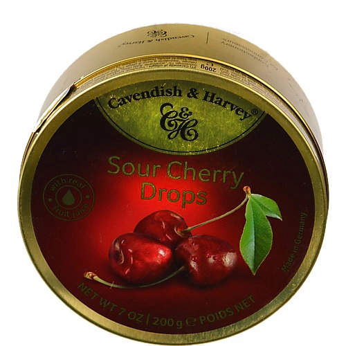 Карамель льодяникова Sour Cherry Drops Cavendish&Harvey з/б 200г
