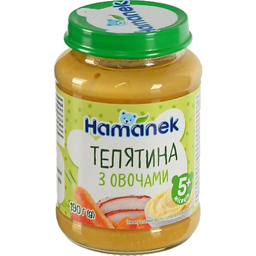 Пюре Hame 190г телятина овочі