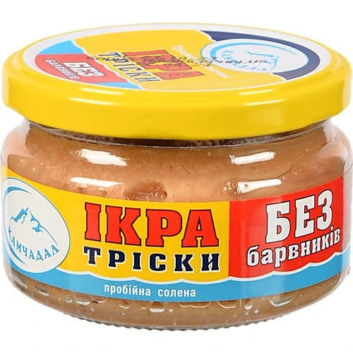Ікра тріски Камчадал 180г с/б
