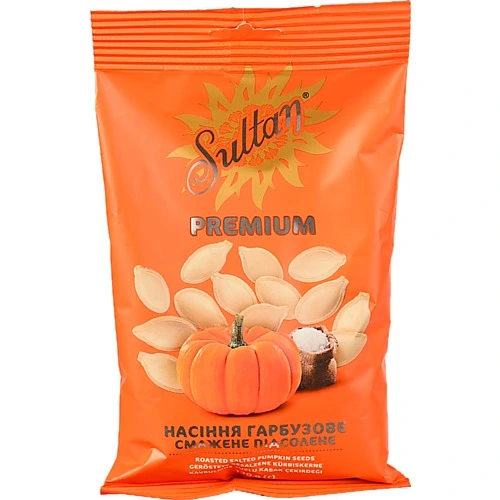 Насіння Sultan 130г гарбузове смажене підсолоне